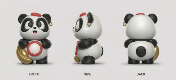 02-lucky-panda-three-view