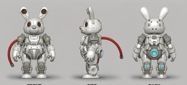07 Mech Rabbit Three View 07-mech-rabbit-three-view