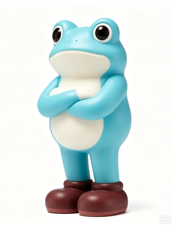 Sky Frog — Hand-Cast Fiberglass Art Toy