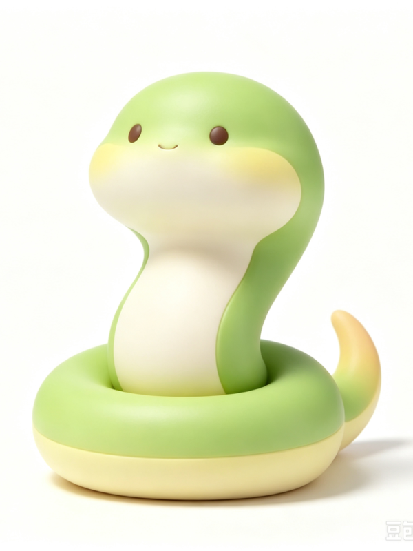 Coiled Snake — Hand-Cast Fiberglass Art Toy
