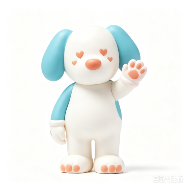 Cream Pup — Hand-Cast Fiberglass Art Toy