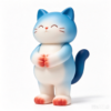 Star Kitty — Hand-Cast Fiberglass Art Toy