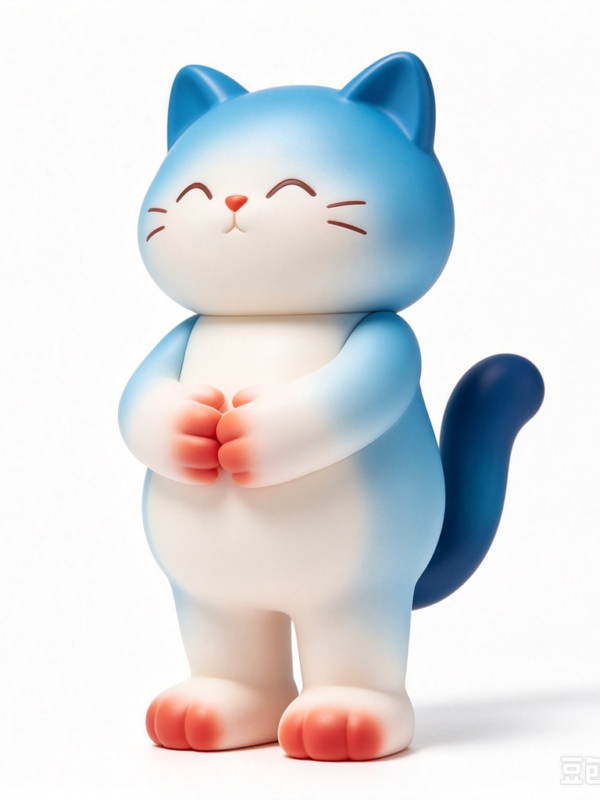 Star Kitty — Hand-Cast Fiberglass Art Toy